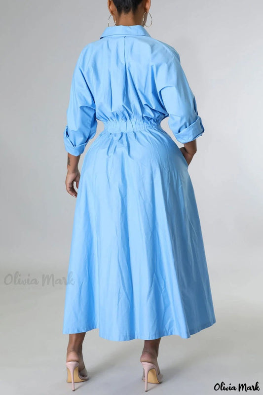 Blue dress (accessories are not included)