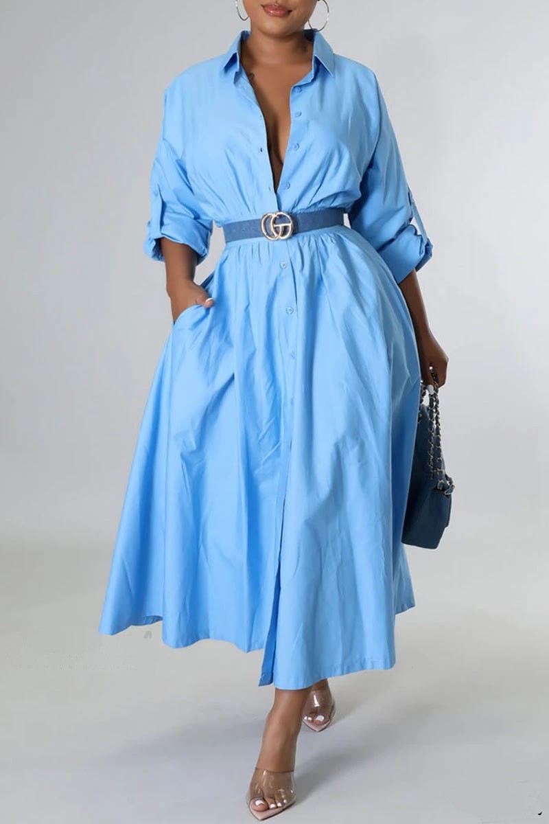 Blue dress (accessories are not included)