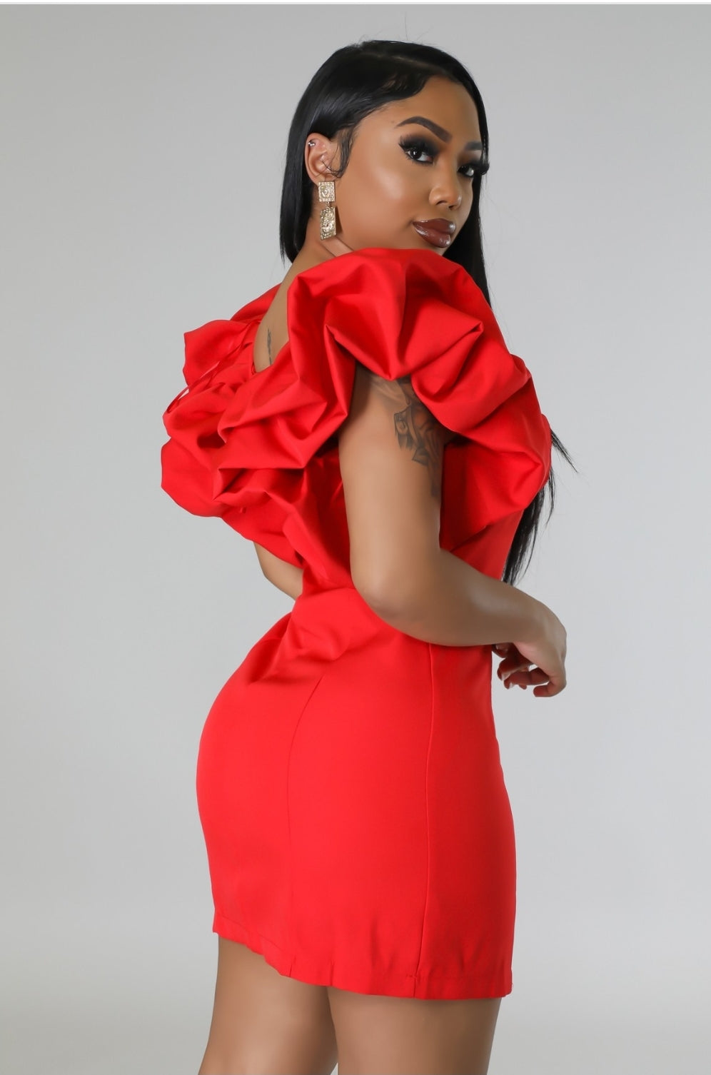 Sweetheart red dress